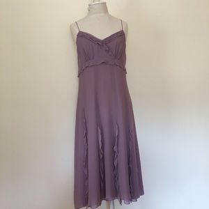 Adrienne Vittadini Silk Chiffon Slip dress